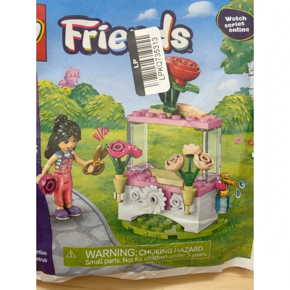 LEGO Friends 30721 Flower Stand with Roses 55 Pieces New Sealed Paper Pack